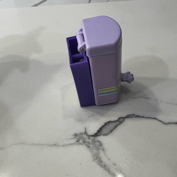 Vintage Hasbro Littlest Pet Shop LPS Purple Garbage Can Pail RARE Hard To Find - Picture 2 of 10